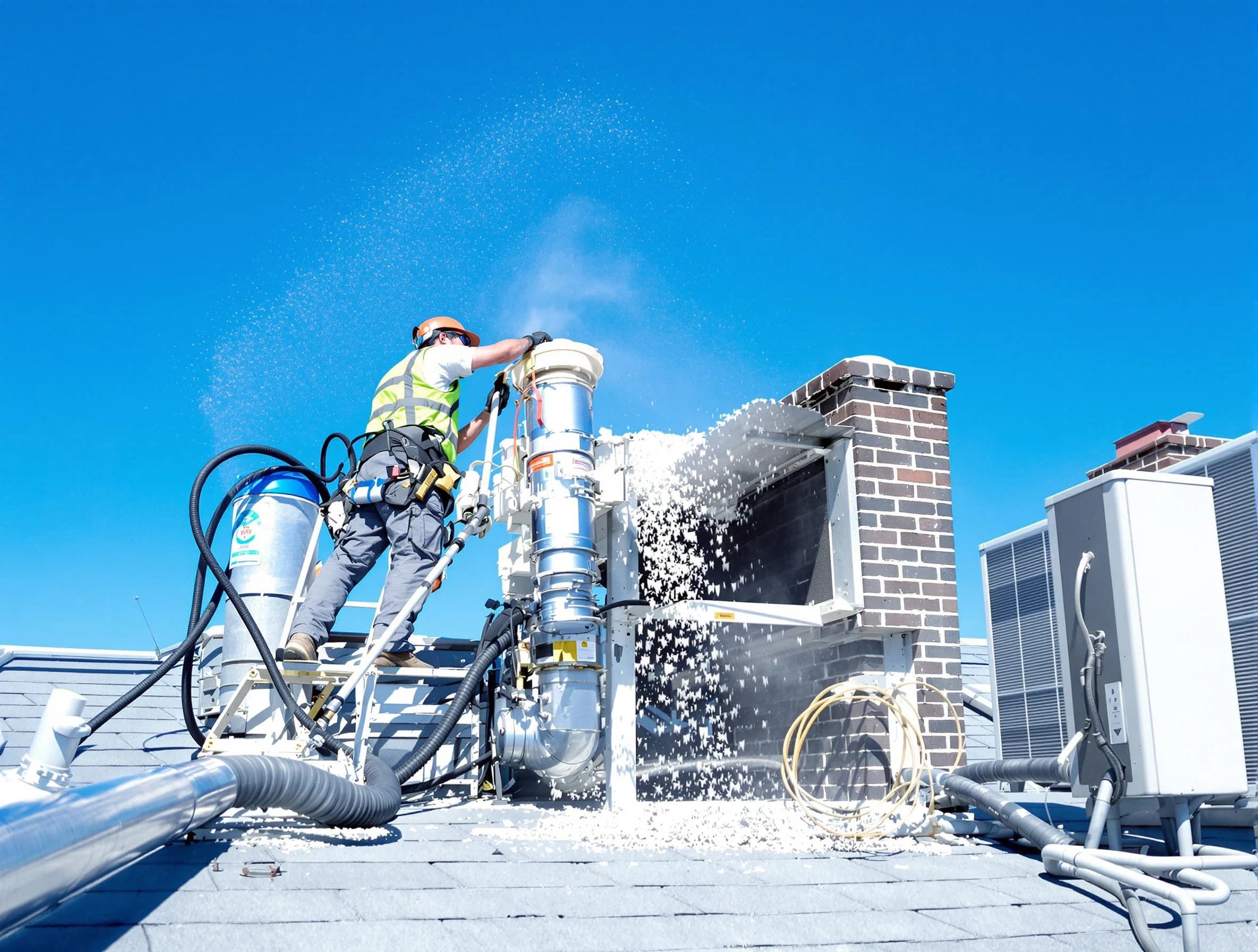 Expert roof dryer vent cleaning by Marshall Dryer Vent Cleaning in Marshall