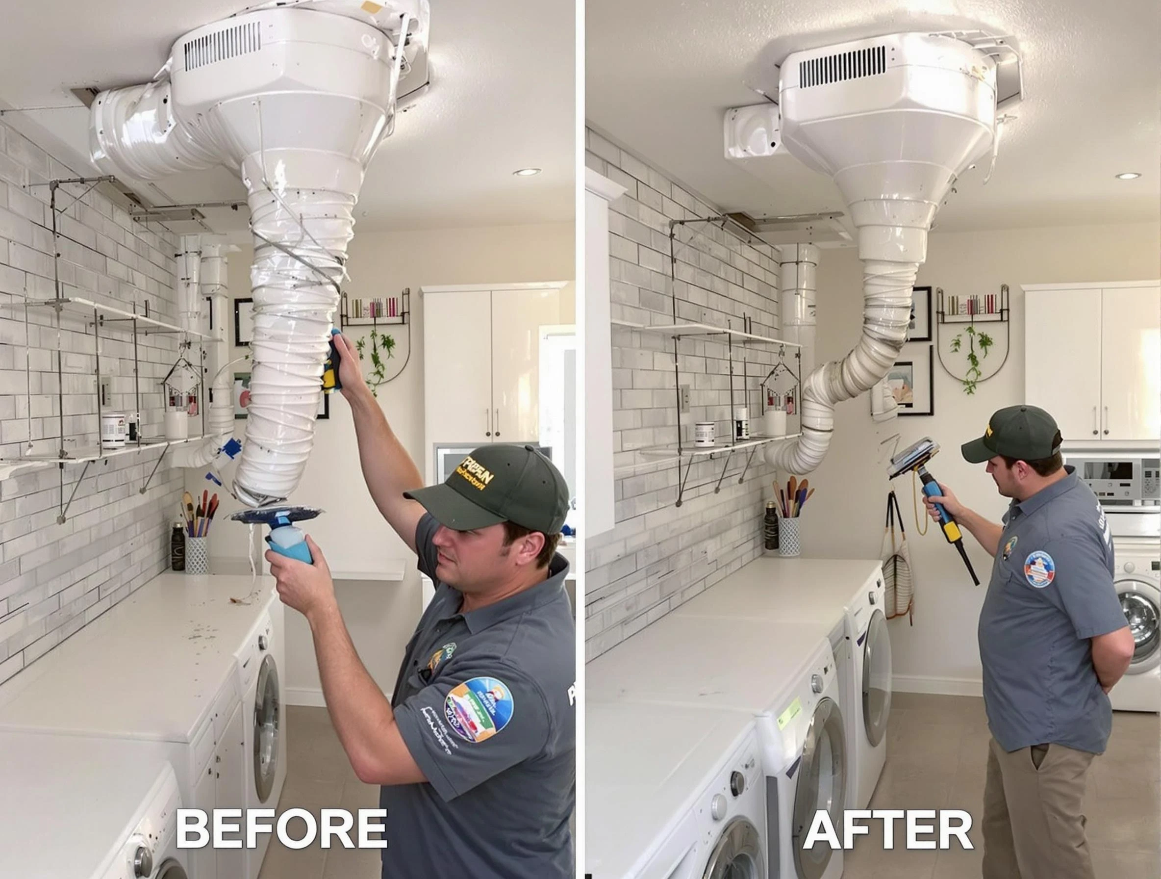 Professional dryer exhaust vent cleaning by Marshall Dryer Vent Cleaning in Marshall