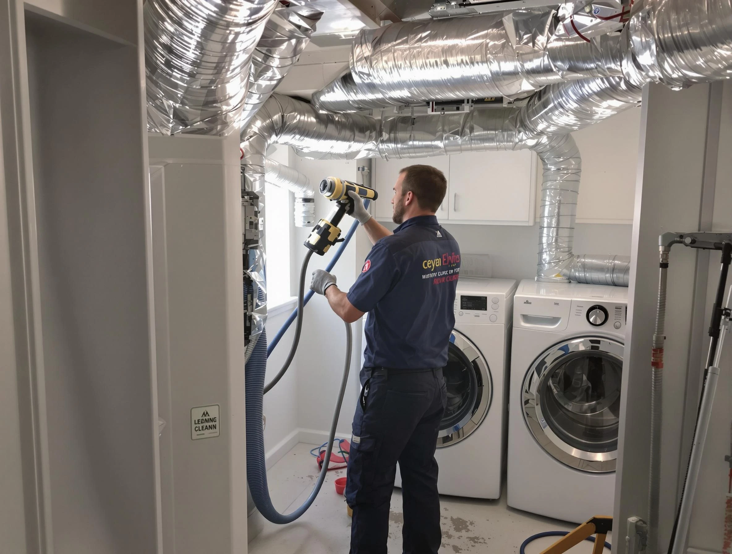 Marshall Dryer Vent Cleaning specialist using advanced equipment for thorough duct cleaning in Marshall