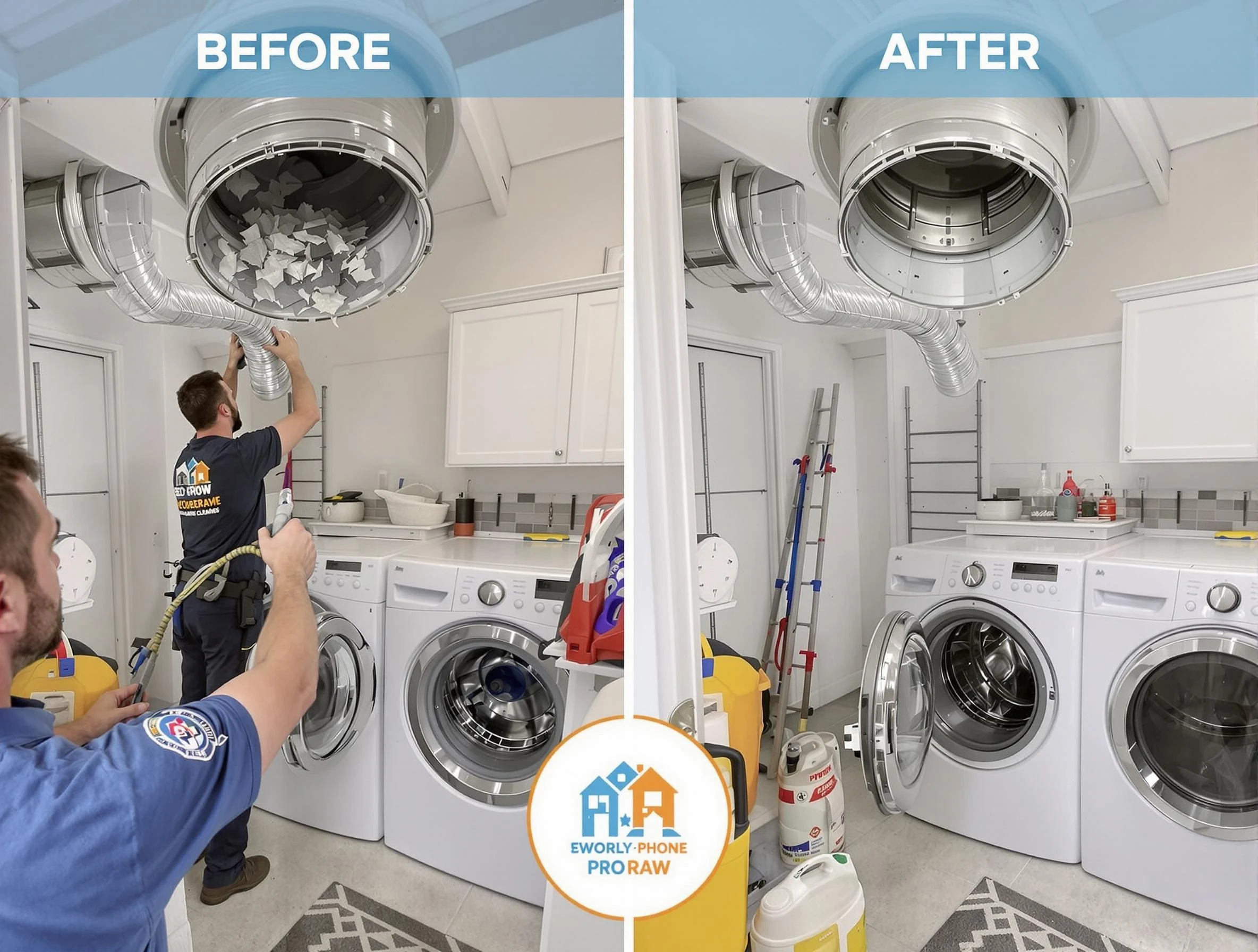 Residential dryer vent cleaning by Marshall Dryer Vent Cleaning in Marshall